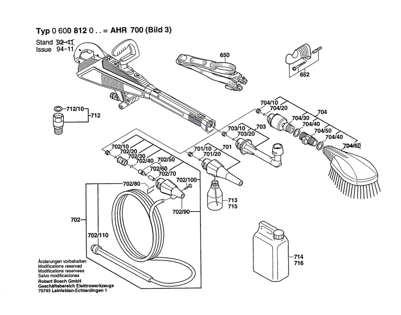 New Genuine Bosch 1609350289 Retaining snap ring