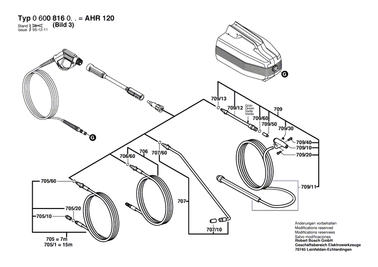 New Genuine Bosch 1609350470 Seal Kit