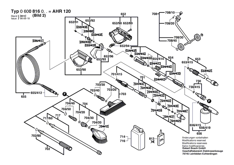 New Genuine Bosch 1609350478 Seal Kit