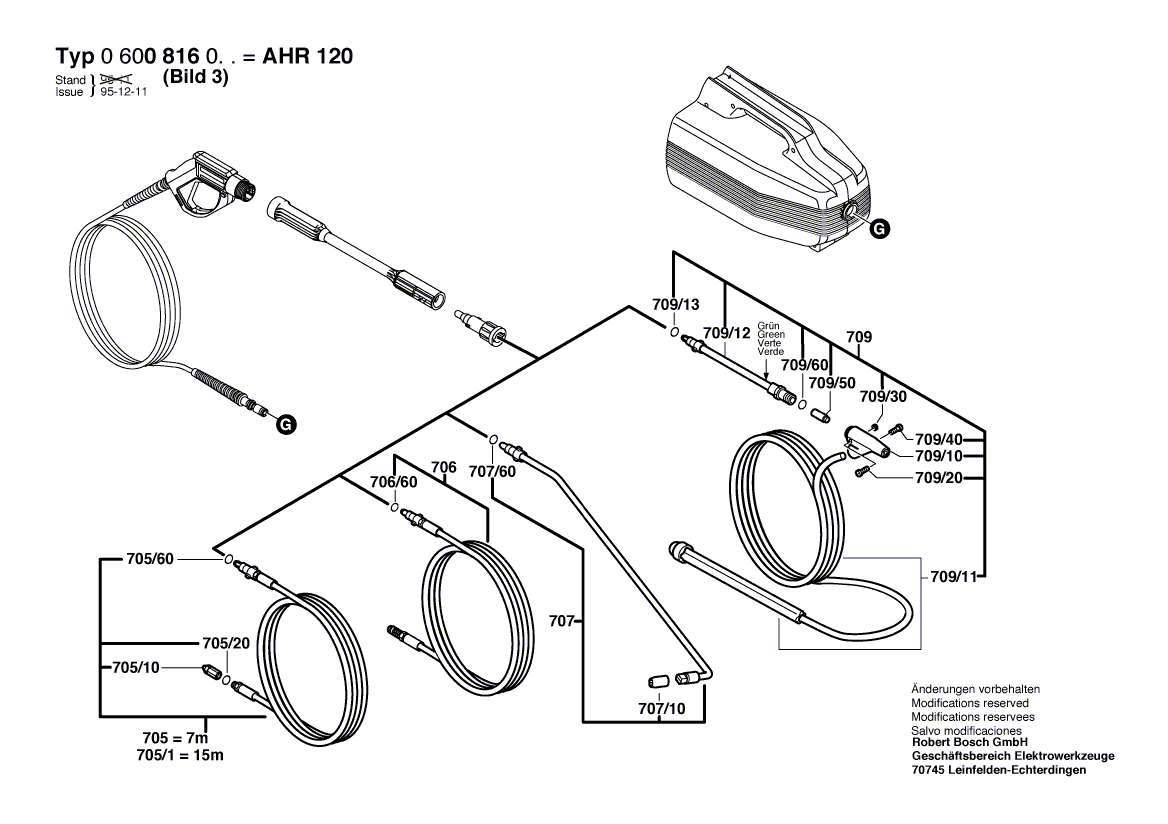 New Genuine Bosch 1609350478 Seal Kit