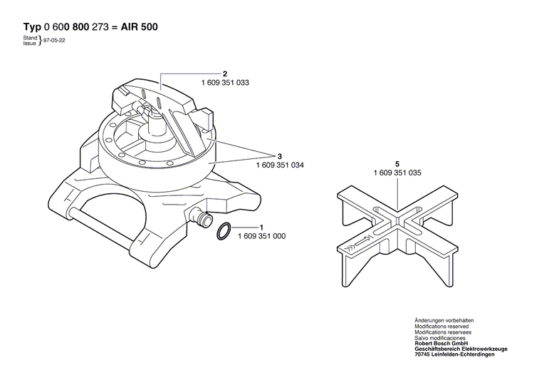 New Genuine Bosch 1609351033 Impulse Sprinkter