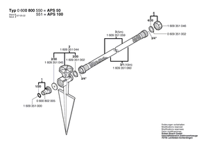 New Genuine Bosch 1609351059 Hose