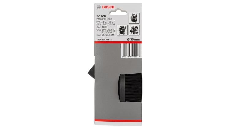 New Genuine Bosch 1609390481 Small Brush Nozzle For dust extractors