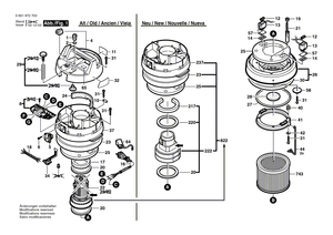 New Genuine Bosch 1609390494 Flat Brush