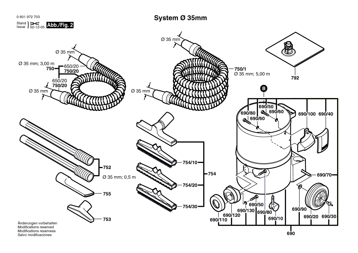 New Genuine Bosch 1609390495 Strip brush