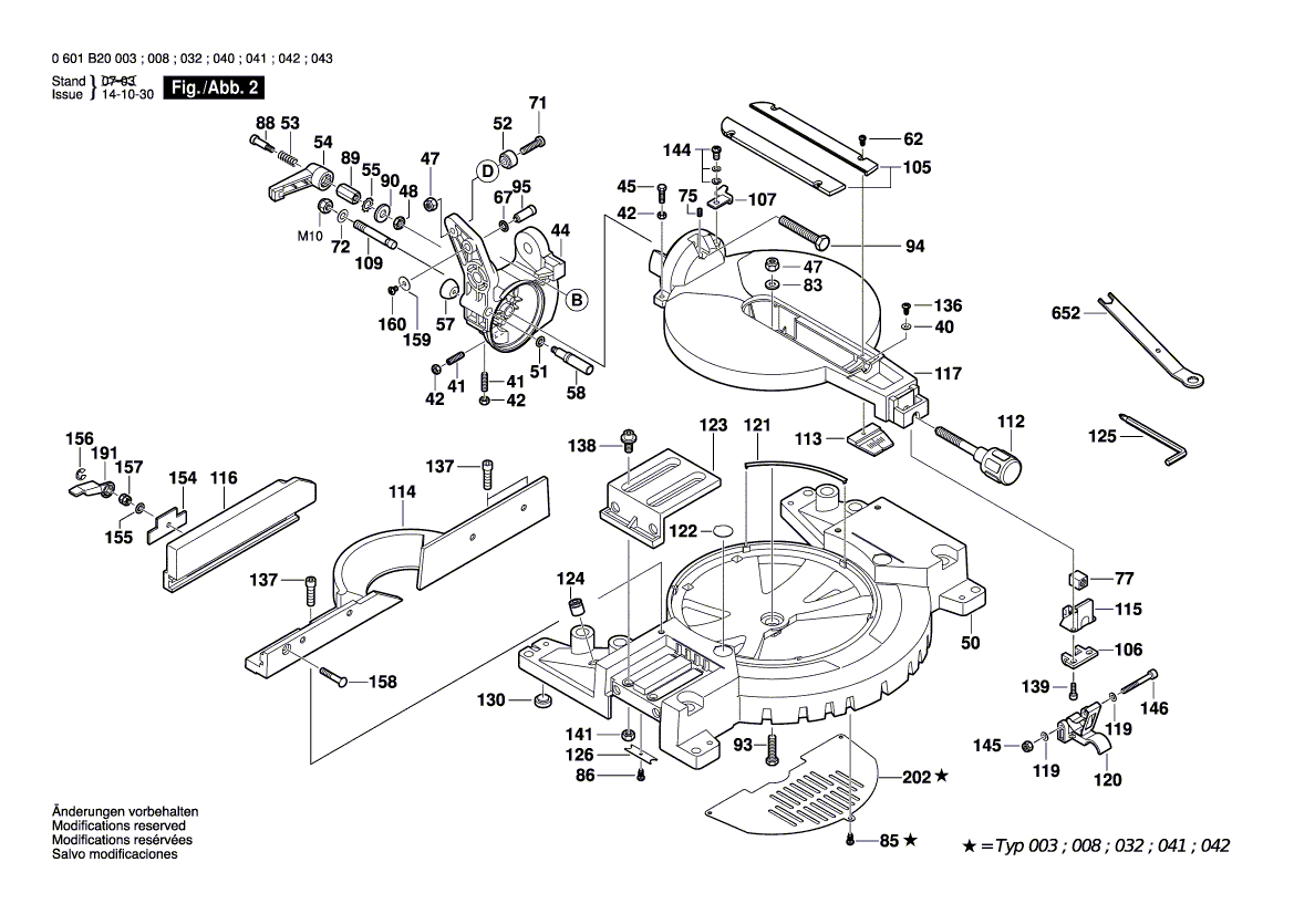 New Genuine Bosch 1609902003 Screw and washer assembly