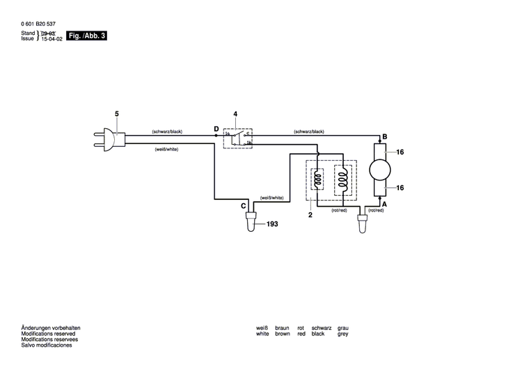 New Genuine Bosch 1609902101 Nameplate