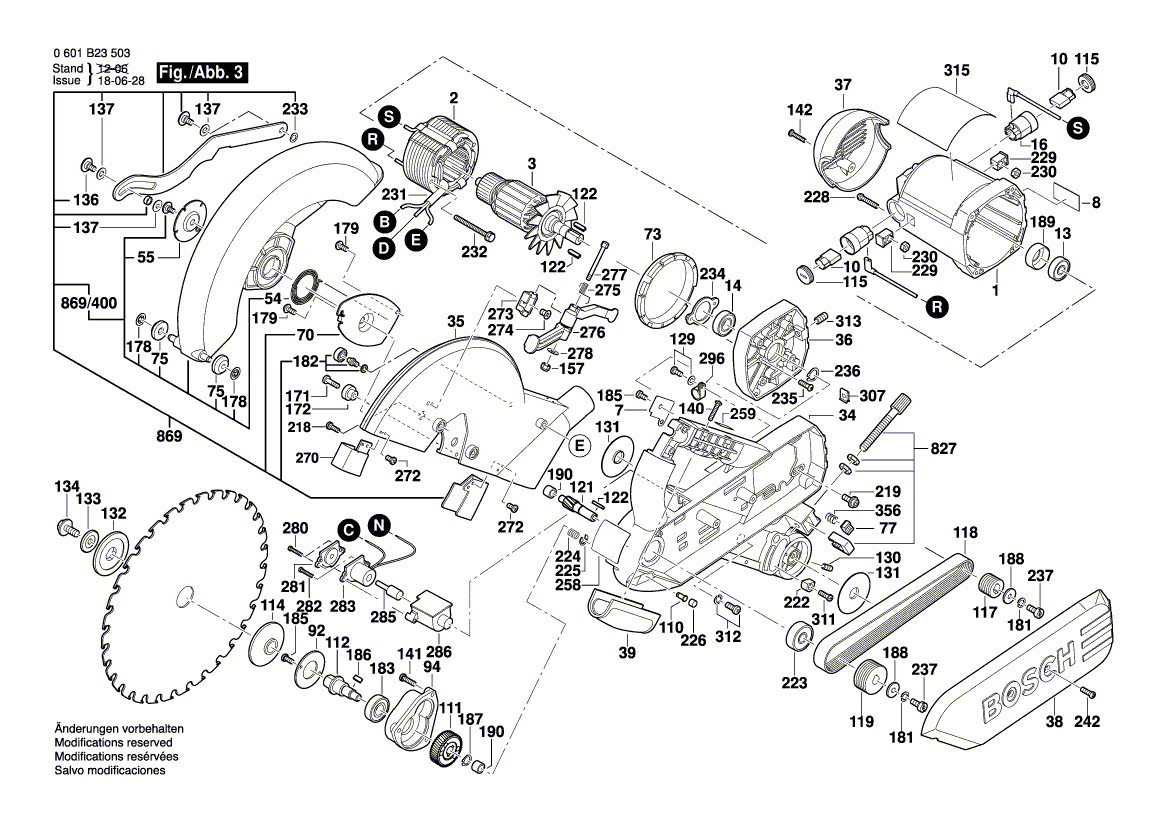 New Genuine Bosch 1609902212 Nameplate