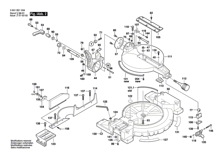 New Genuine Bosch 1609902370 Lever