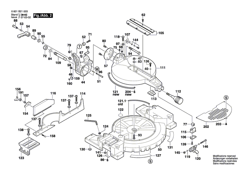 New Genuine Bosch 1609902604 Angle Joint