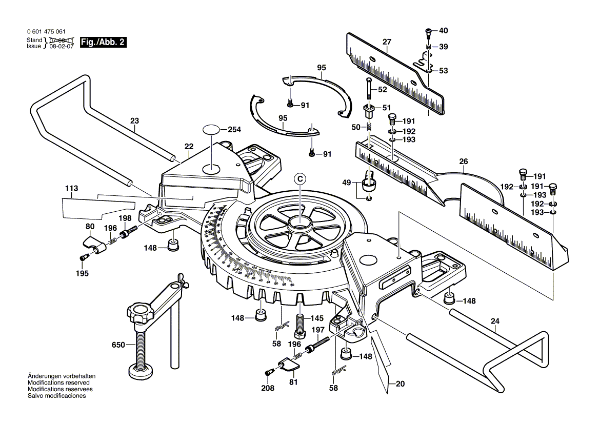 New Genuine Bosch 1609902678 Lever Shaft