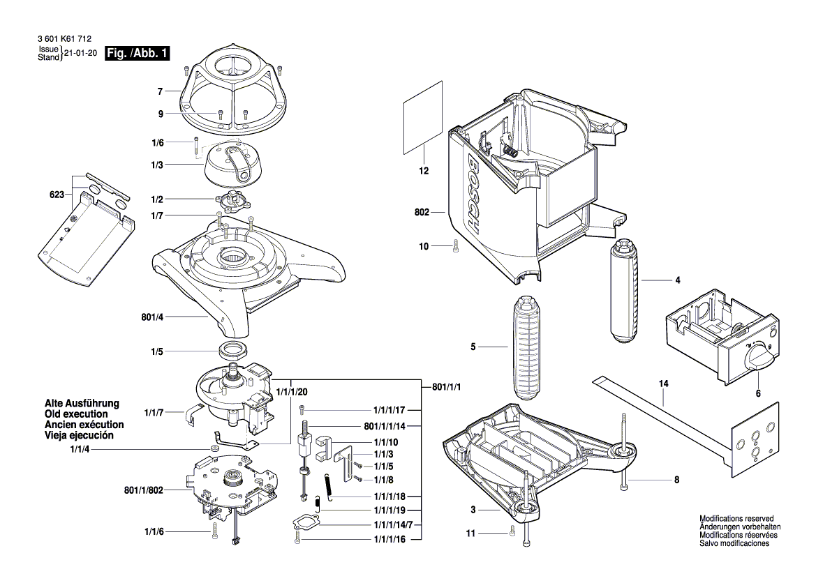 New Genuine Bosch 16099221BA Motor Housing