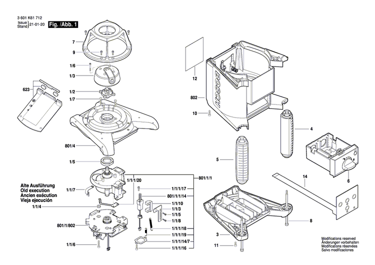 New Genuine Bosch 16099221BA Motor Housing