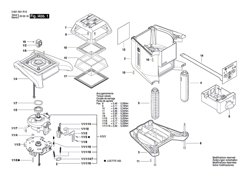 New Genuine Bosch 16099221EJ Assembly