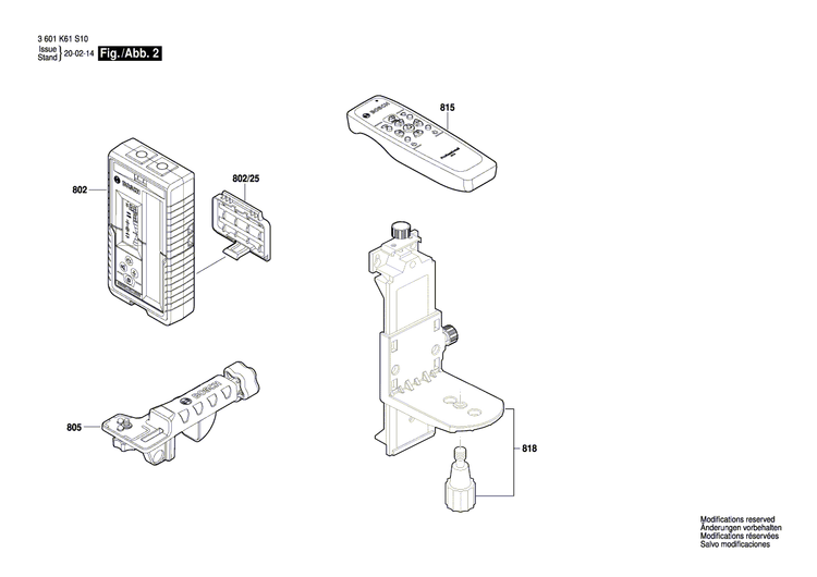 New Genuine Bosch 16099221EY Mounting Bracket
