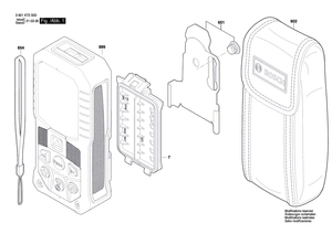 New Genuine Bosch 16099221KP Belt holder clip