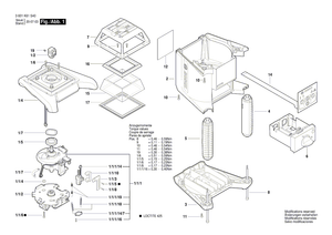 New Genuine Bosch 16099221KX Laser detector