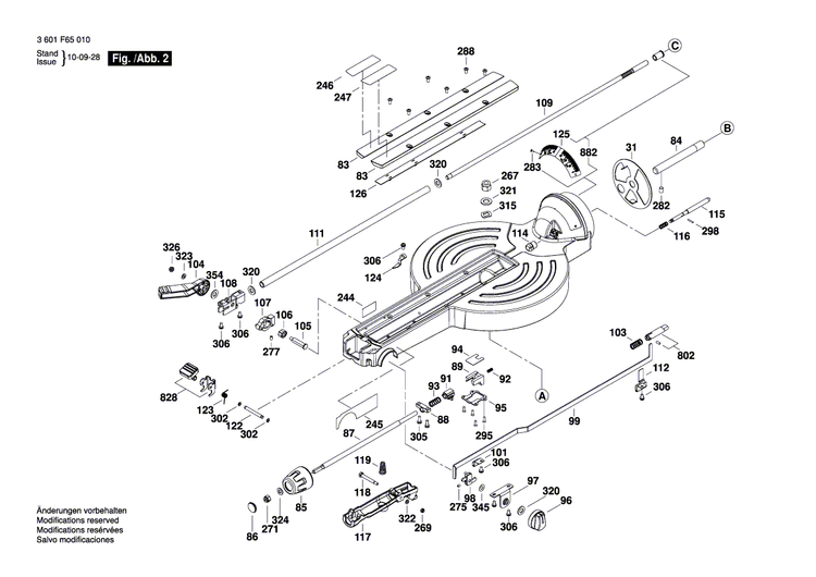 New Genuine Bosch 1609B00252 Shoulder Screw