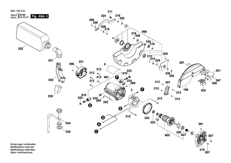 New Genuine Bosch 1609B00252 Shoulder Screw