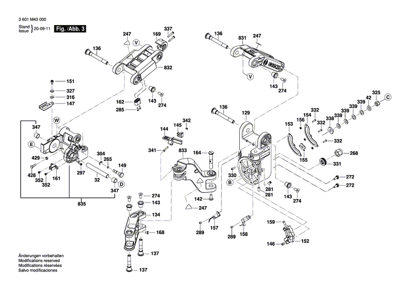 New Genuine Bosch 1609B00285 Support bracket