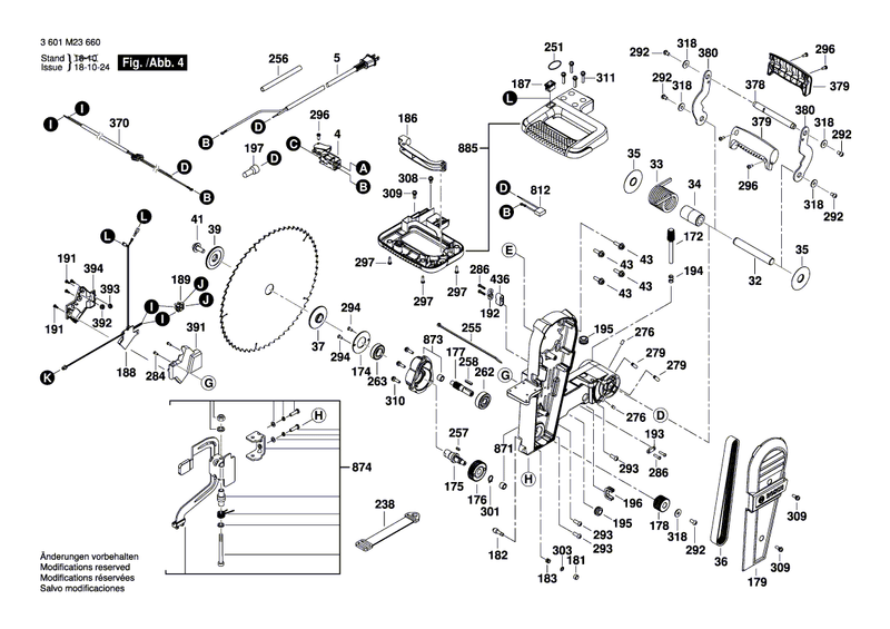 New Genuine Bosch 1609B00287 Linkage