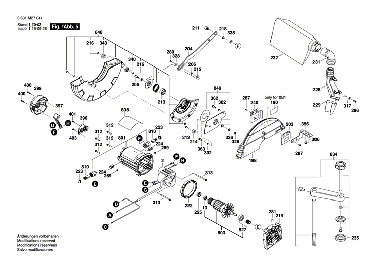 New Genuine Bosch 1609B00294 Cam