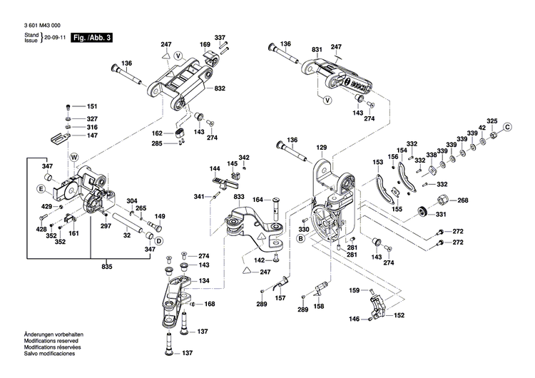 New Genuine Bosch 1609B00342 Bolt