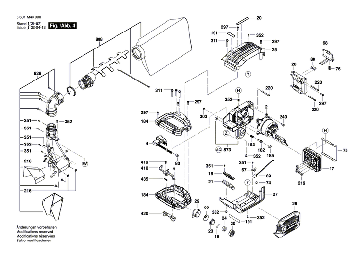 New Genuine Bosch 1609B00342 Bolt
