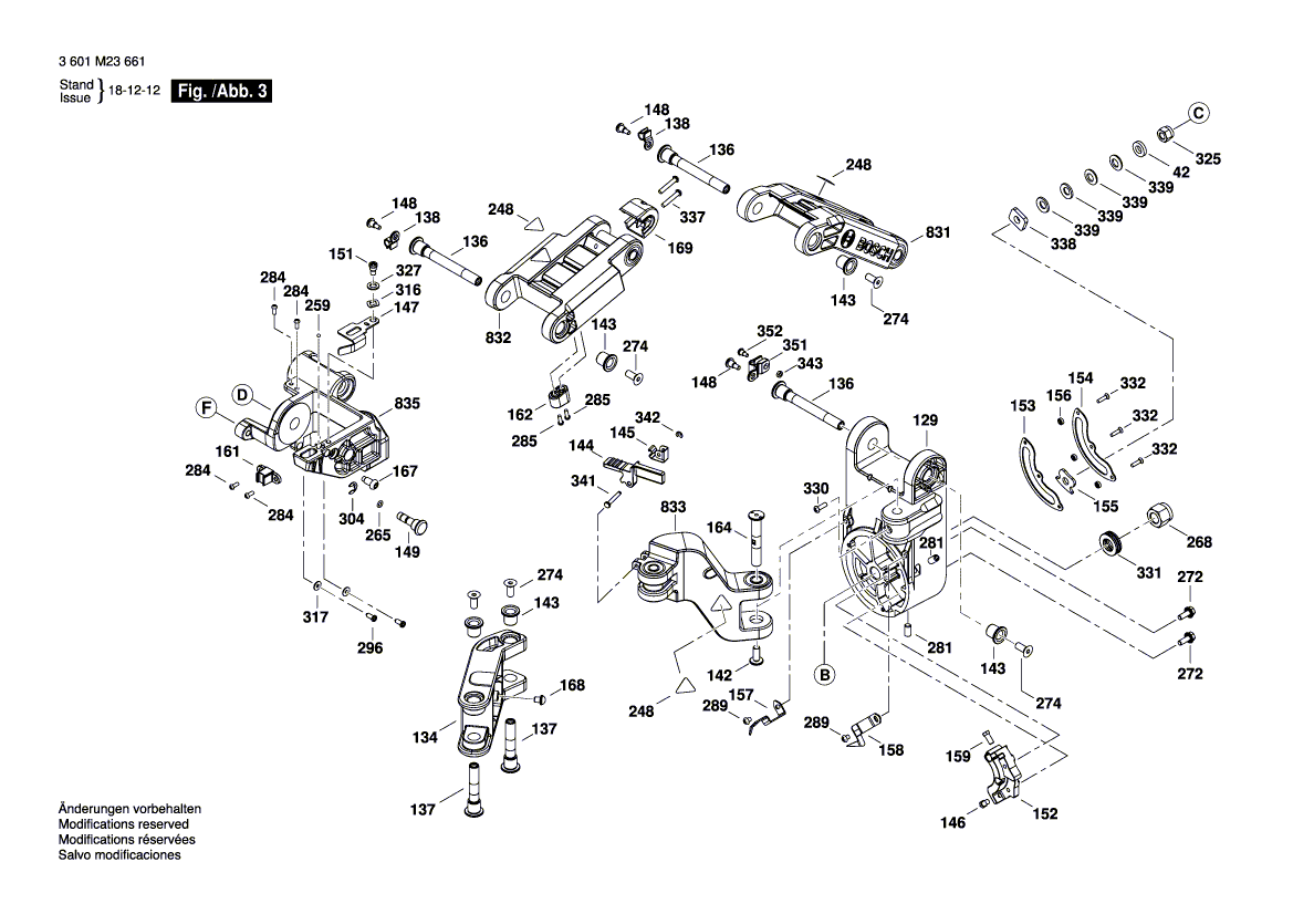 New Genuine Bosch 1609B00384 Gear Cover