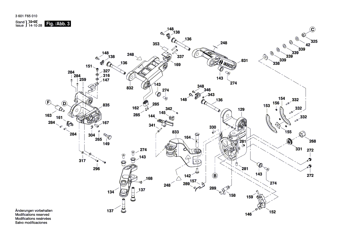 New Genuine Bosch 1609B00401 Clamp