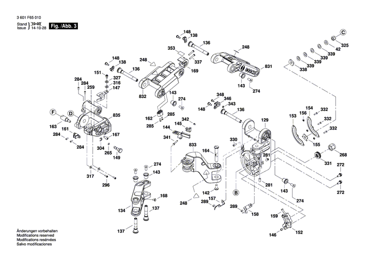 New Genuine Bosch 1609B00401 Clamp