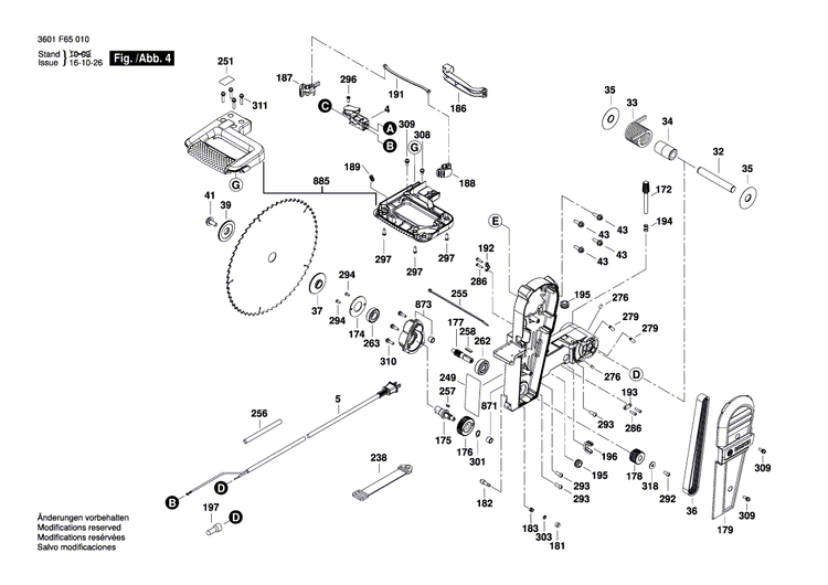 New Genuine Bosch 1609B00401 Clamp