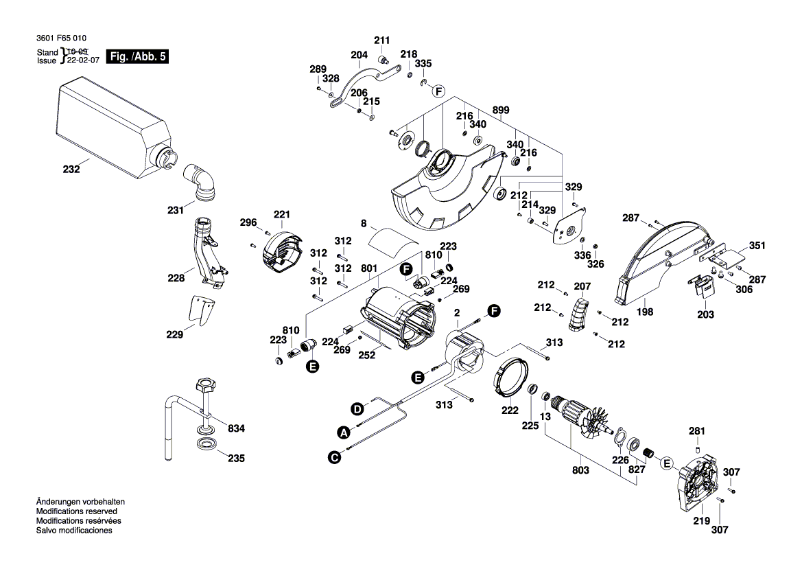 New Genuine Bosch 1609B00401 Clamp