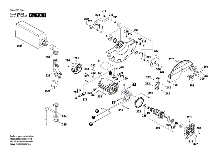 New Genuine Bosch 1609B00401 Clamp