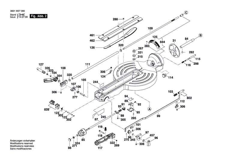 New Genuine Bosch 1609B00455 Bushing