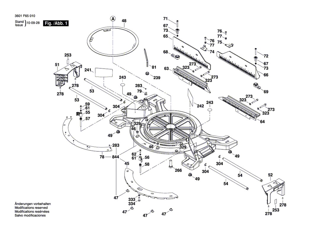New Genuine Bosch 1609B00547 Sticker
