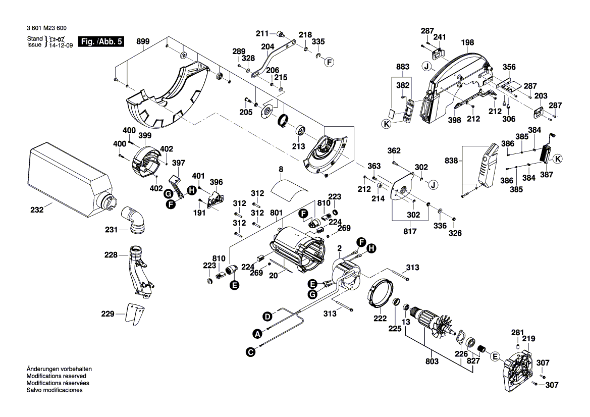 New Genuine Bosch 1609B00610 Screw