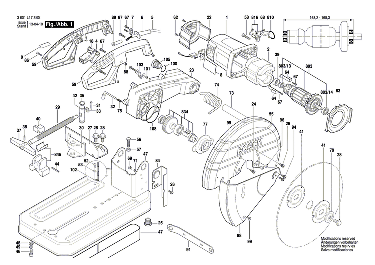 New Genuine Bosch 1609B00653 Screw