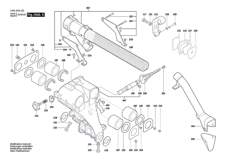 New Genuine Bosch 1609B00821 Cable Clip