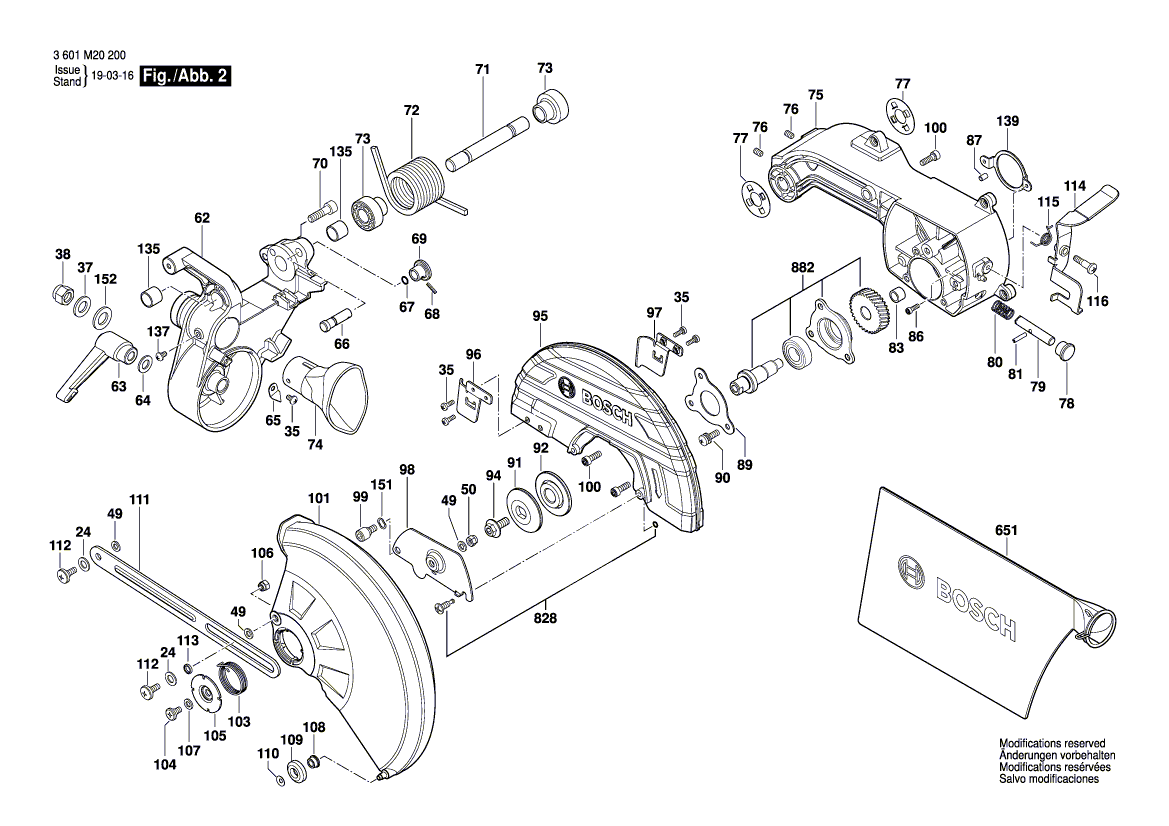 New Genuine Bosch 1609B00910 Motor Housing