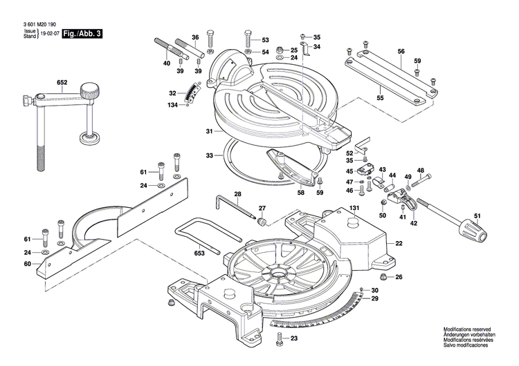 New Genuine Bosch 1609B00925 Inner Disc
