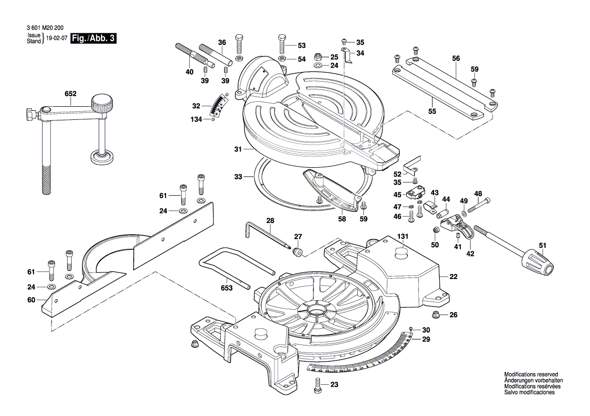 New Genuine Bosch 1609B00943 Nameplate