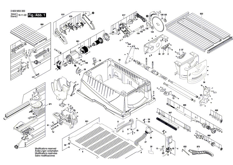 New Genuine Bosch 1609B01189 Frame