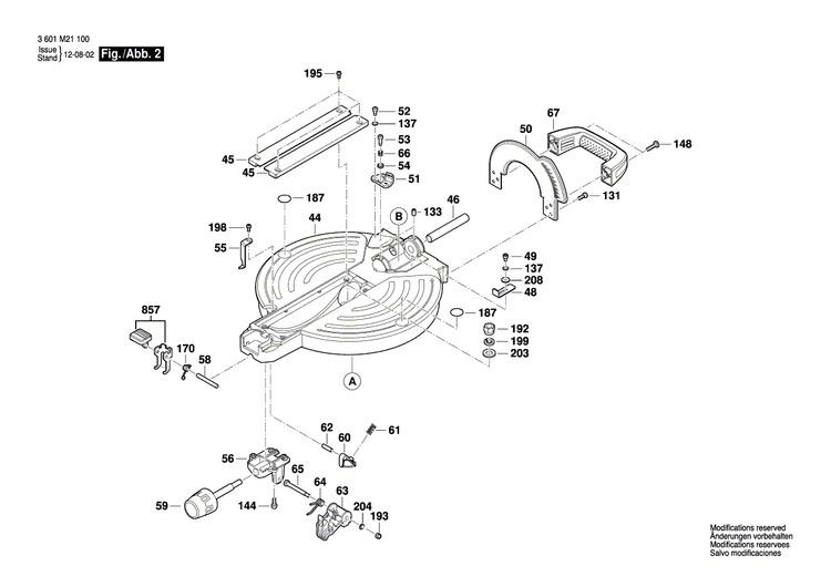 New Genuine Bosch 1609B01446 Mitre Fence