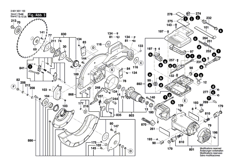New Genuine Bosch 1609B01447 Plate