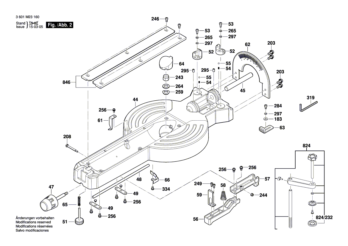 New Genuine Bosch 1609B01462 Shoulder Screw