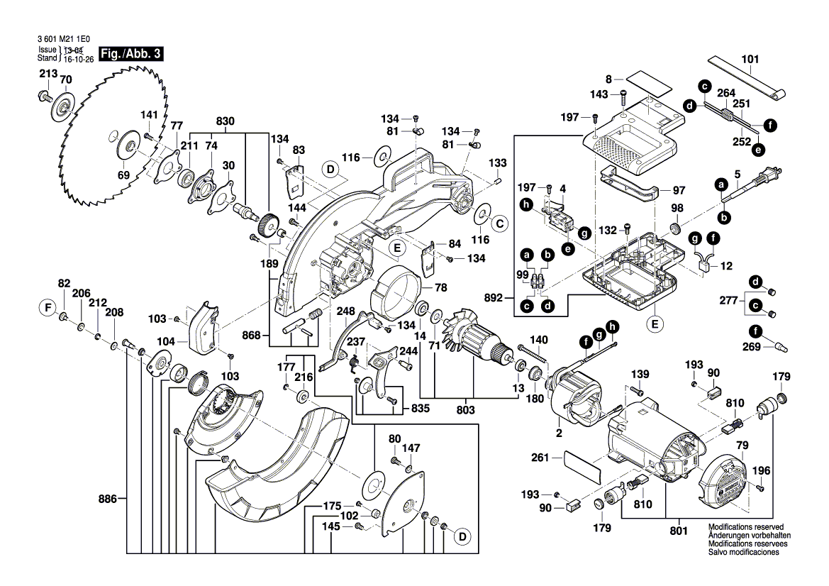 New Genuine Bosch 1609B01469 Pin