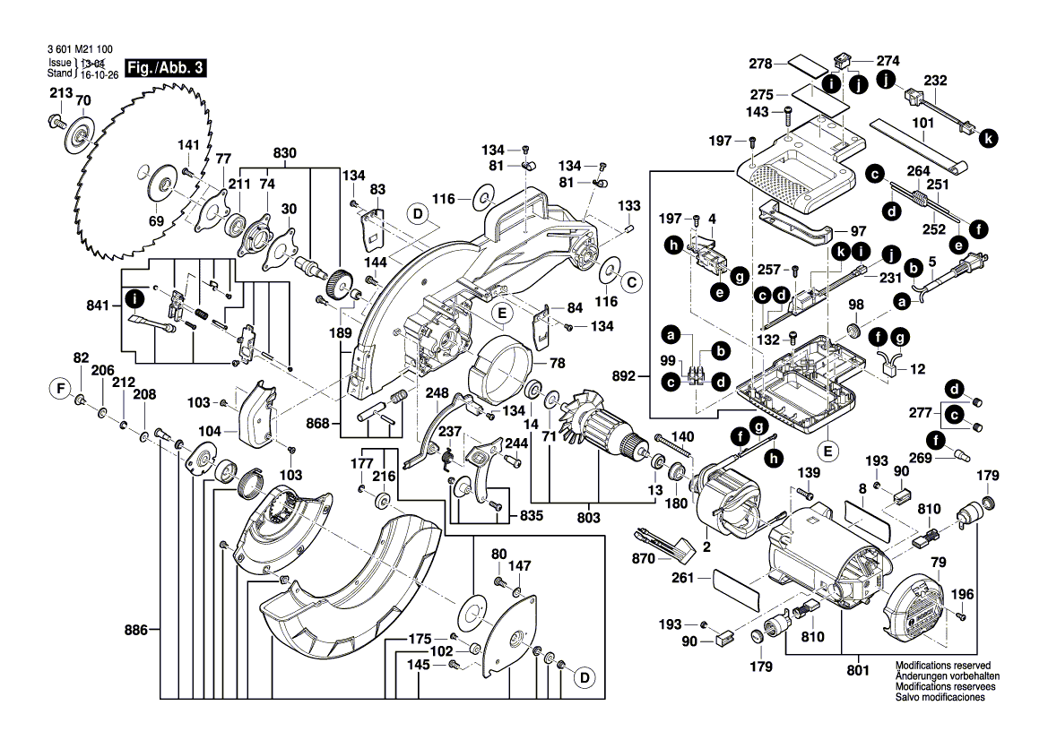 New Genuine Bosch 1609B01481 Connecting Wire