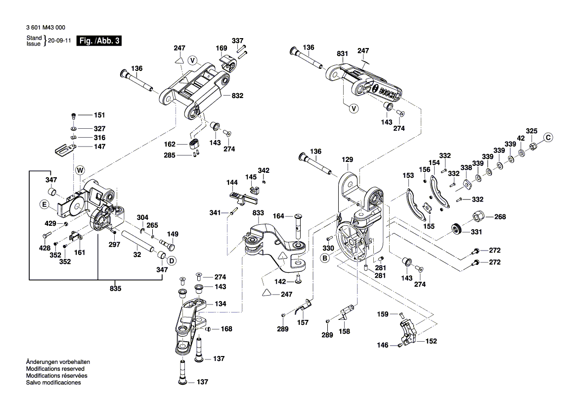 New Genuine Bosch 1609B01483 Screw