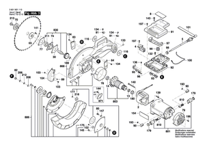 New Genuine Bosch 1609B01515 Chip Deflector